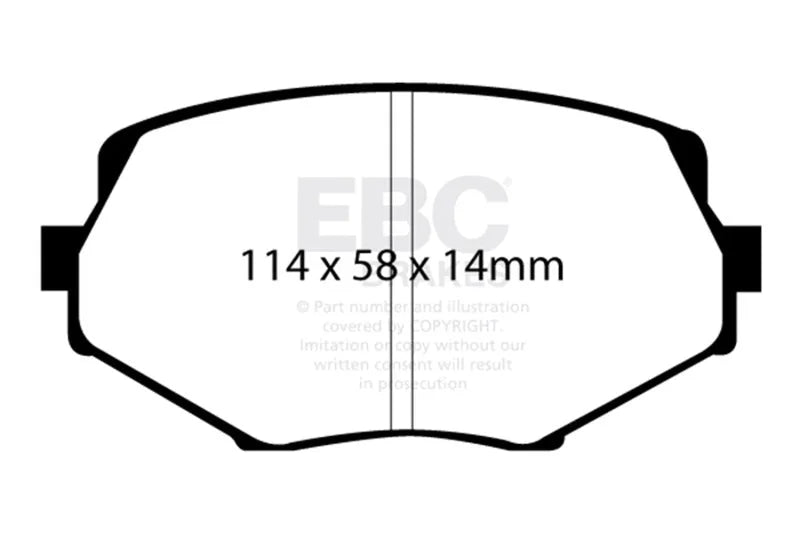 EBC - Front Bluestuff Pad PN DP51002NDX