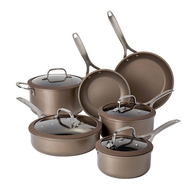 Food Network 10-pc. Textured Titanium Nonstick Cookware Set, 10pc - Product image 1