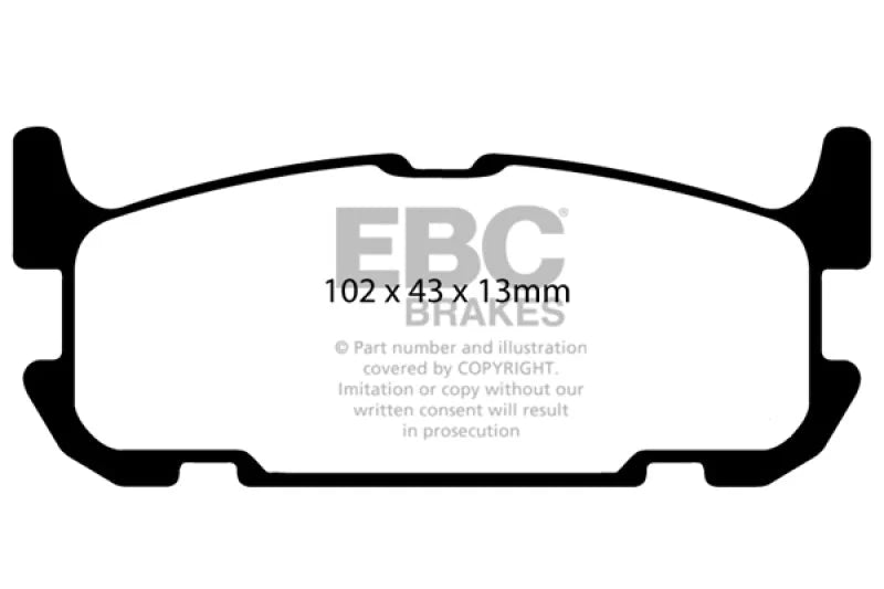 EBC - Rear Yellowstuff Pad PN DP41685R