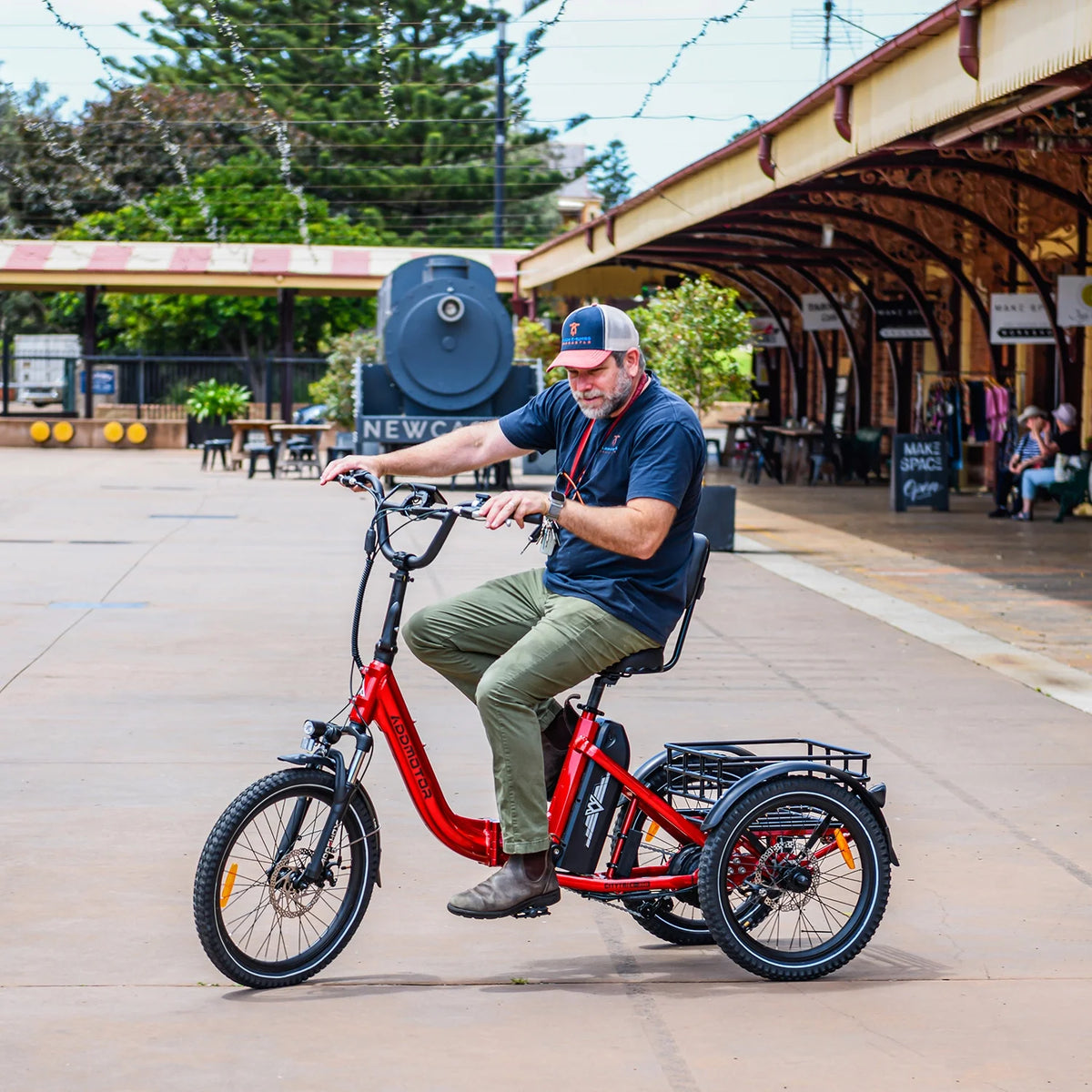 Addmotor Folding Electric Trike, 90MI Electric Tricycle for Adults, 750W 48V 20ah - Product image 14