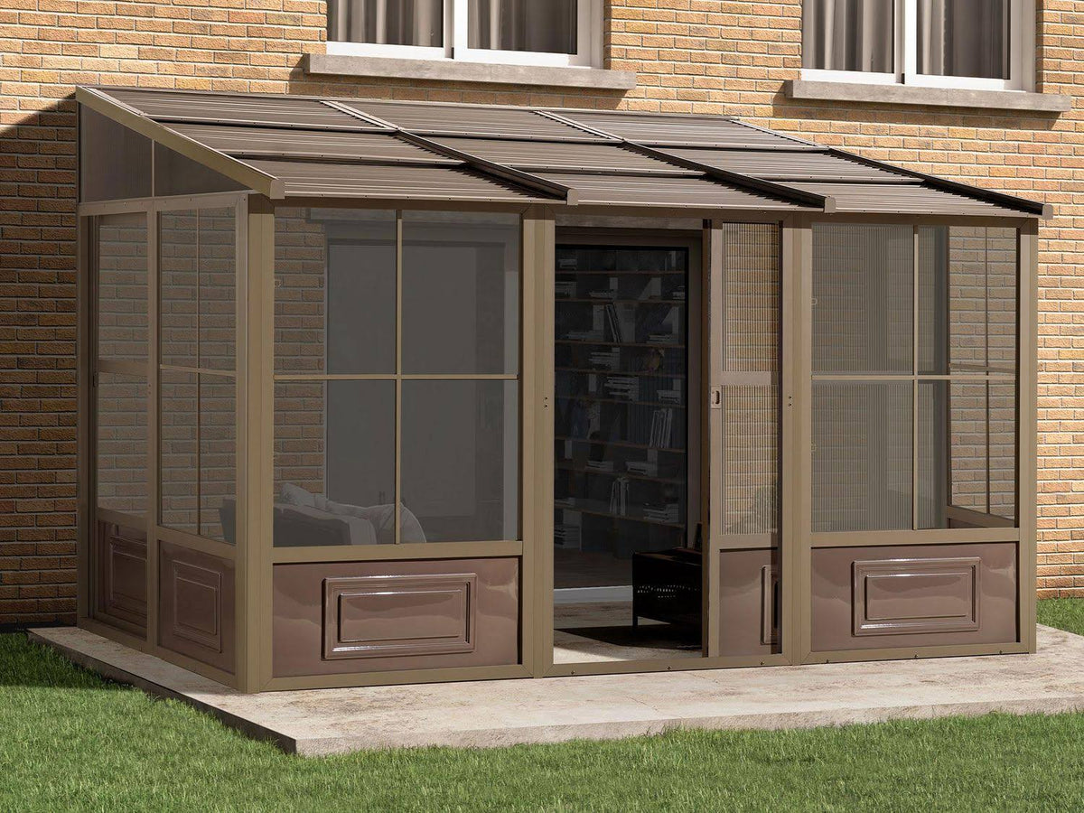 Gazebo Penguin Florence Add A Room Sunroom Patio Enclosure with Metal Roof - Product image 1