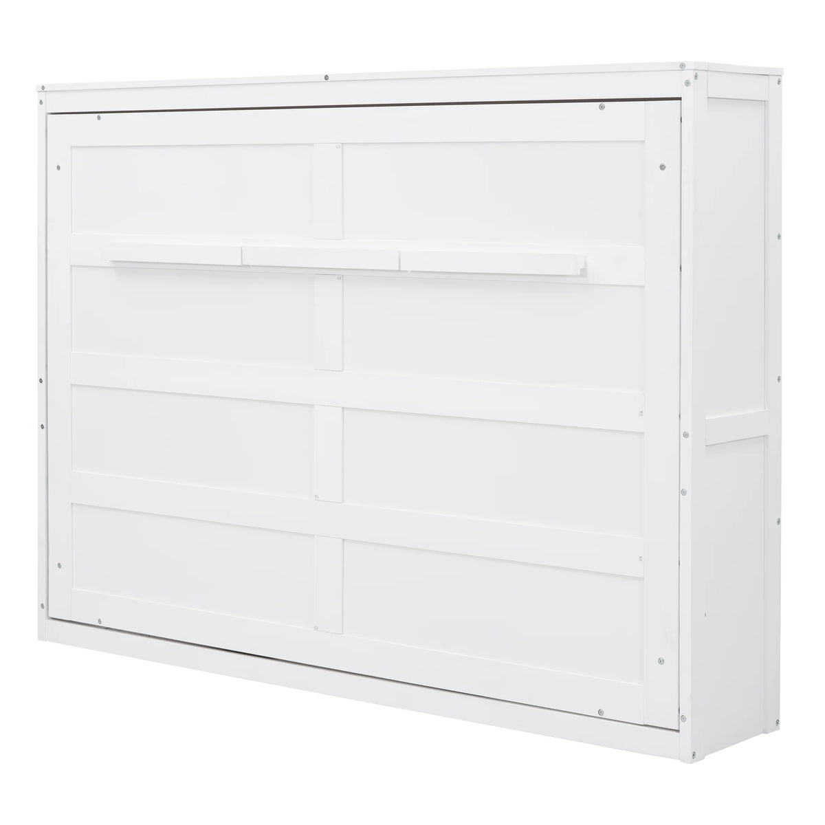 Harper & Bright Designs Full Size Murphy Bed Space - Saving Foldable Wooden Wall Bed with a Shelf for - Product image 16