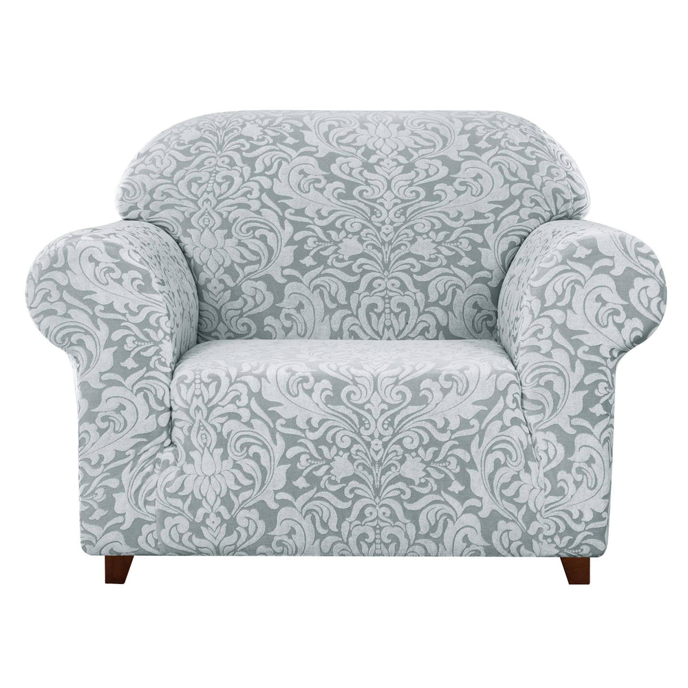 Subrtex Sofa Slipcover 1-Piece Jacquard Damask Couch Cover High Stretch Furniture Protector for Armchair in Living Room for Kids