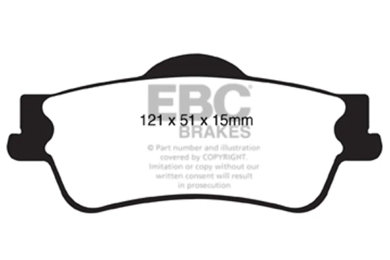 EBC - Rear Redstuff Pad PN DP31834C