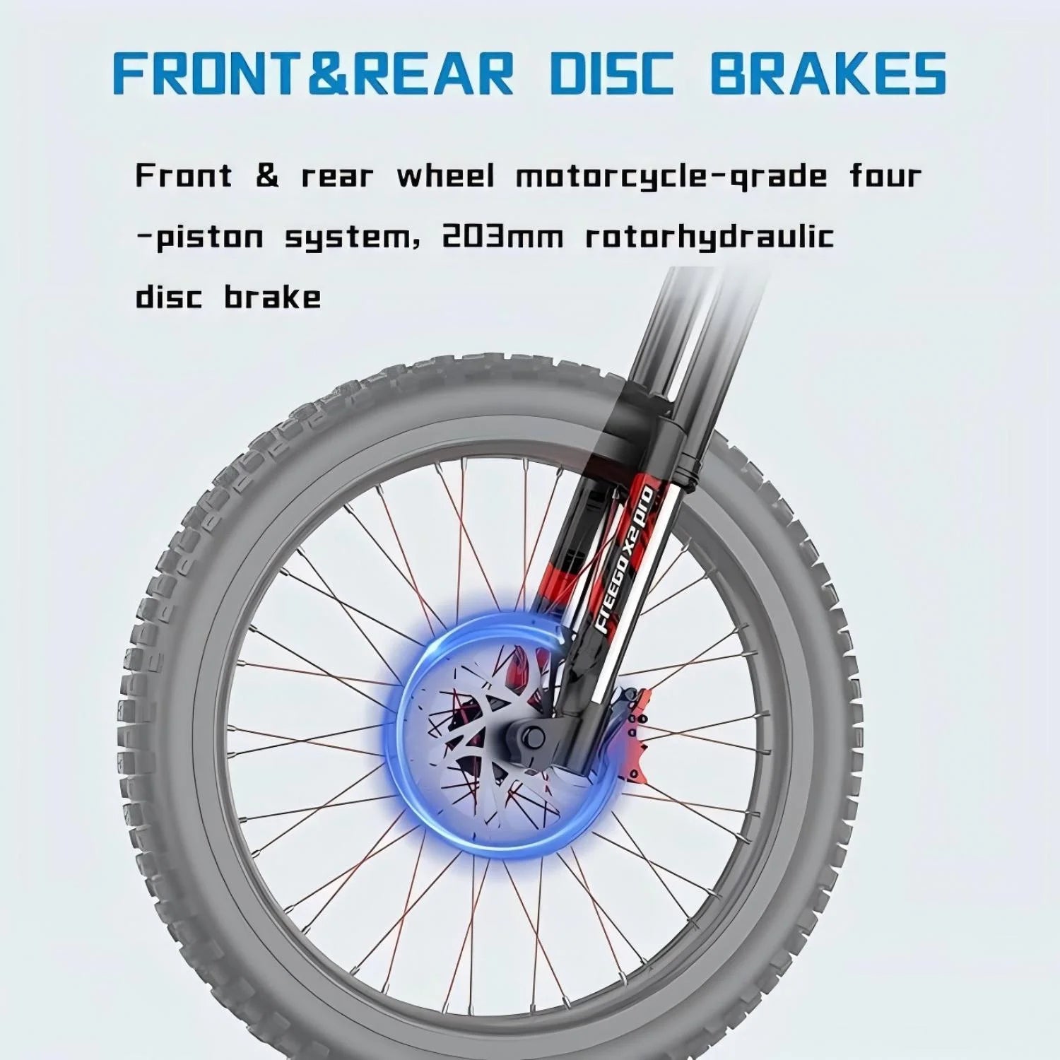 40MPH Electric Bicycle, Dual - Mode Electric Dirt Bike 3000W(Peak)Freego Nova3 Electric Motorcycle Bike - Product image 13
