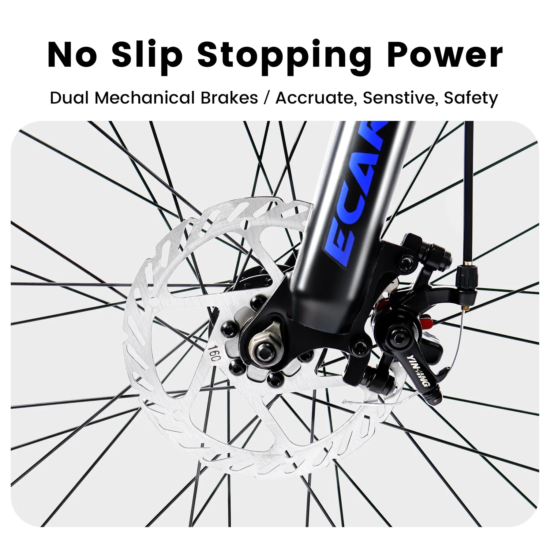 26 in Mountain Bike - 21 - Speed with Disc Brakes, Durable Frame, Front & Rear Dual - Shock Absorption - Product image 6