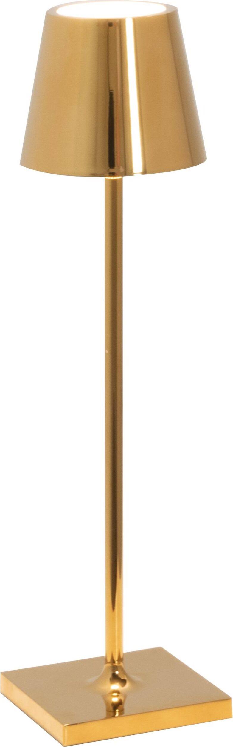 Zafferano Poldina Pro Micro Rechargeable LED Table Lamp Shiny Gold - Product image 1