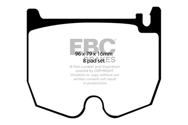 EBC - Front Redstuff Pad PN DP31486C