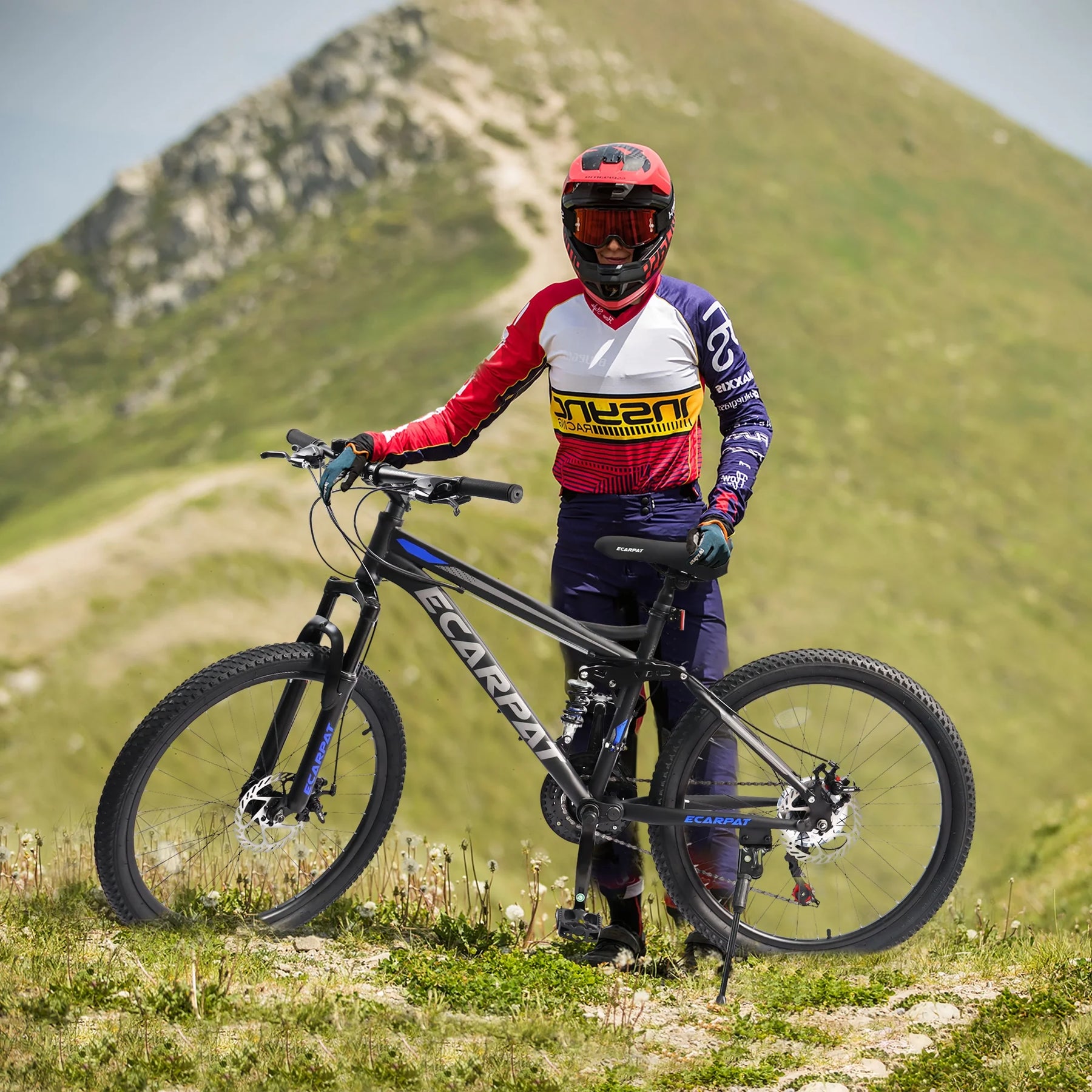 A2660 26 in Mountain Bike, 21 - Speed Disc Brakes, Durable Frame, Front, Rear Dual - Shock Absorption - Product image 5