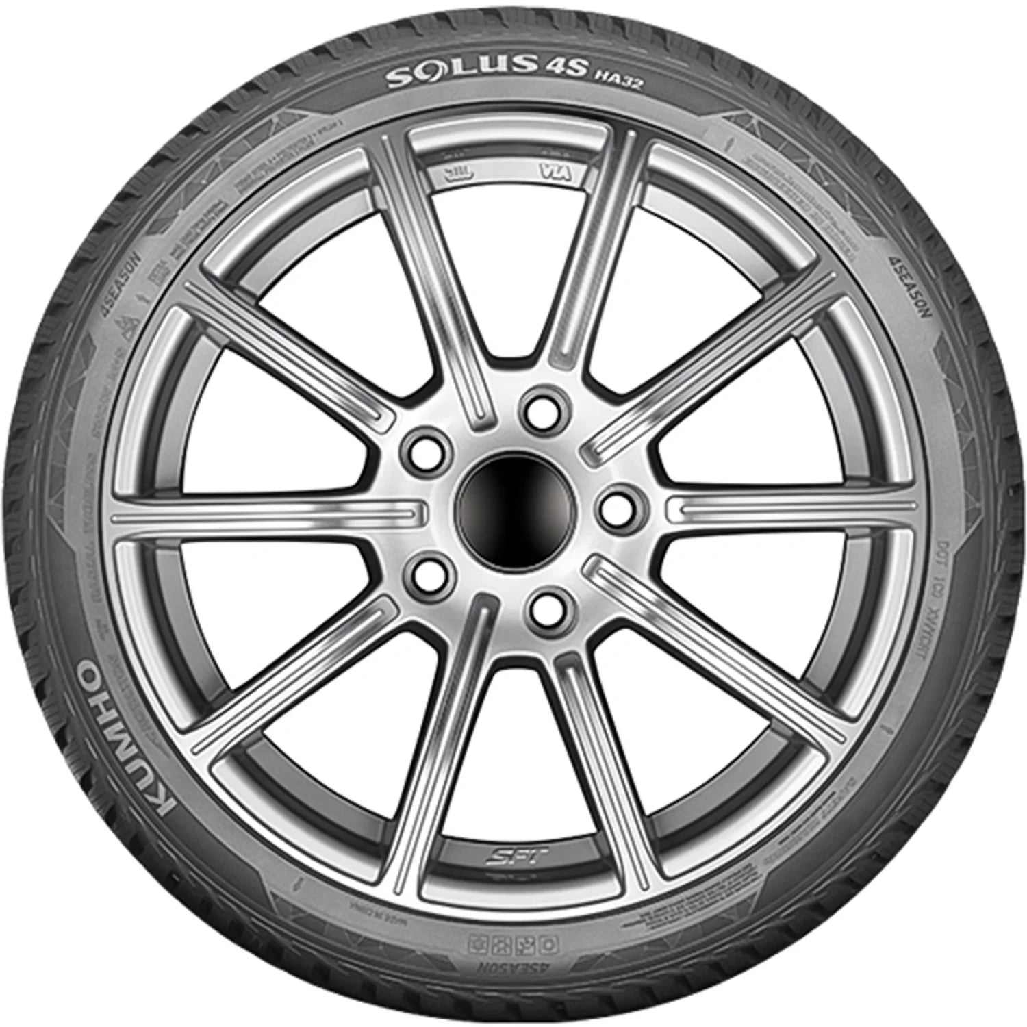 Kumho Solus 4S HA32 205/65R16 95H Performance All-Weather Tire - Product image 3