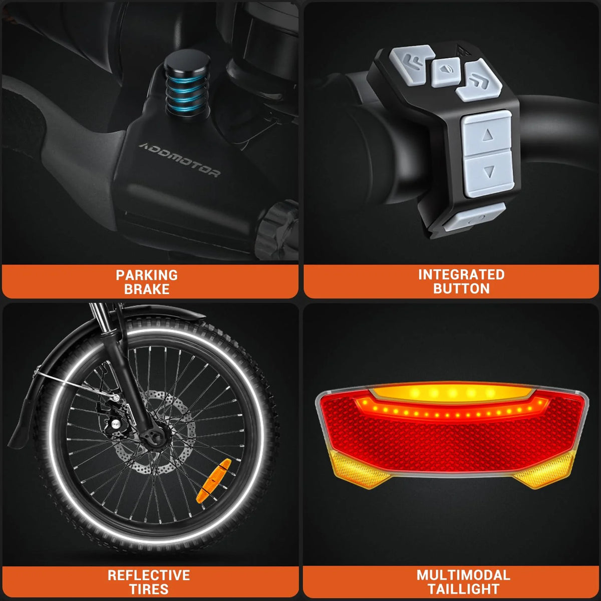 Addmotor Folding Electric Trike, 90MI Electric Tricycle for Adults, 750W 48V 20ah - Product image 12