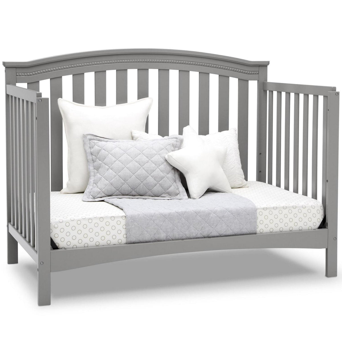Delta Children Waverly 6 - in - 1 Convertible Baby Crib. Grey - Product image 2