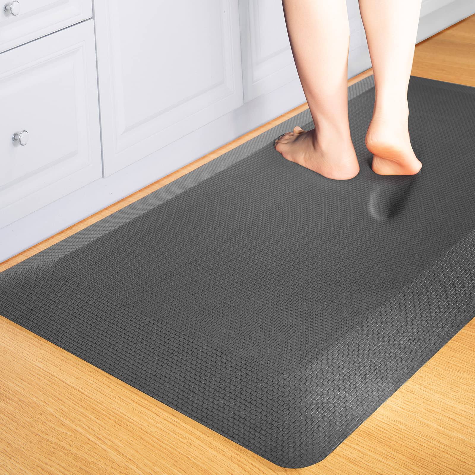 FEATOL Anti Fatigue Mat Floor Mat, Extra Thick Standing Office Desk Mat Memory Foam Cushioned Anti Fatigue - Product image 1