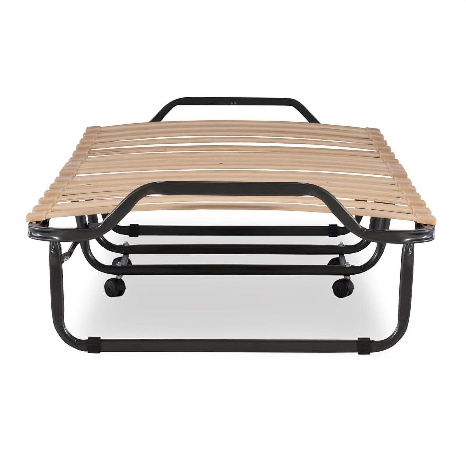 Riverbay Furniture Metal Folding Bed with Memory Foam Mattress in Beige - Product image 12