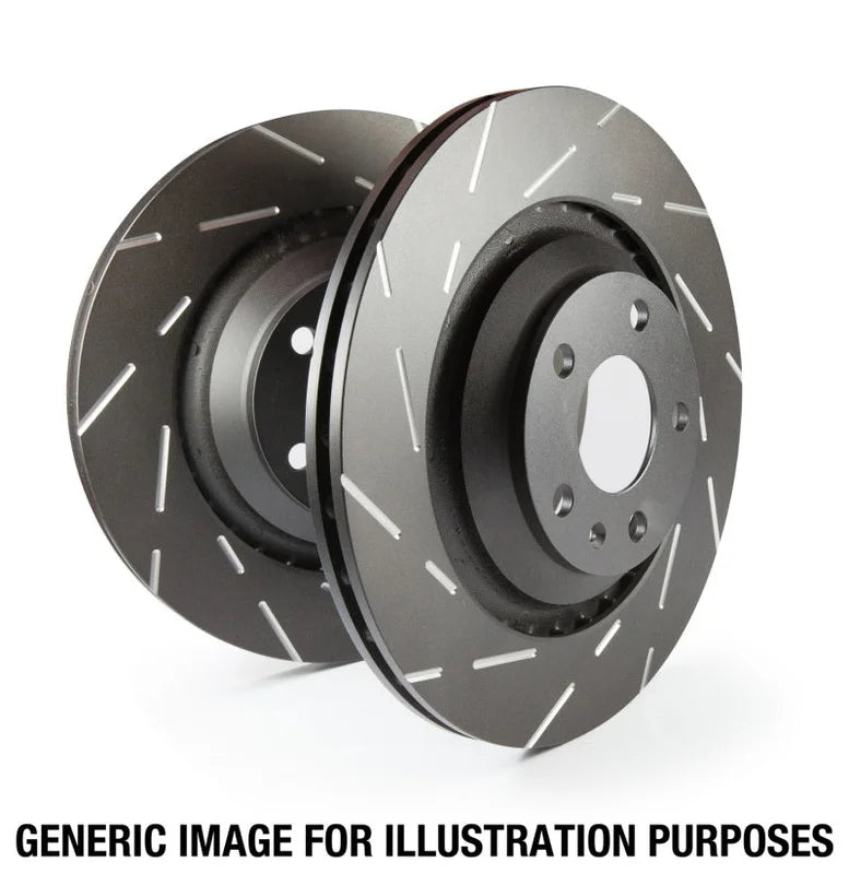 EBC 06-13 Chevrolet Corvette C6 USR Slotted Rear Rotors (13.4in Diameter/ Set of 2)