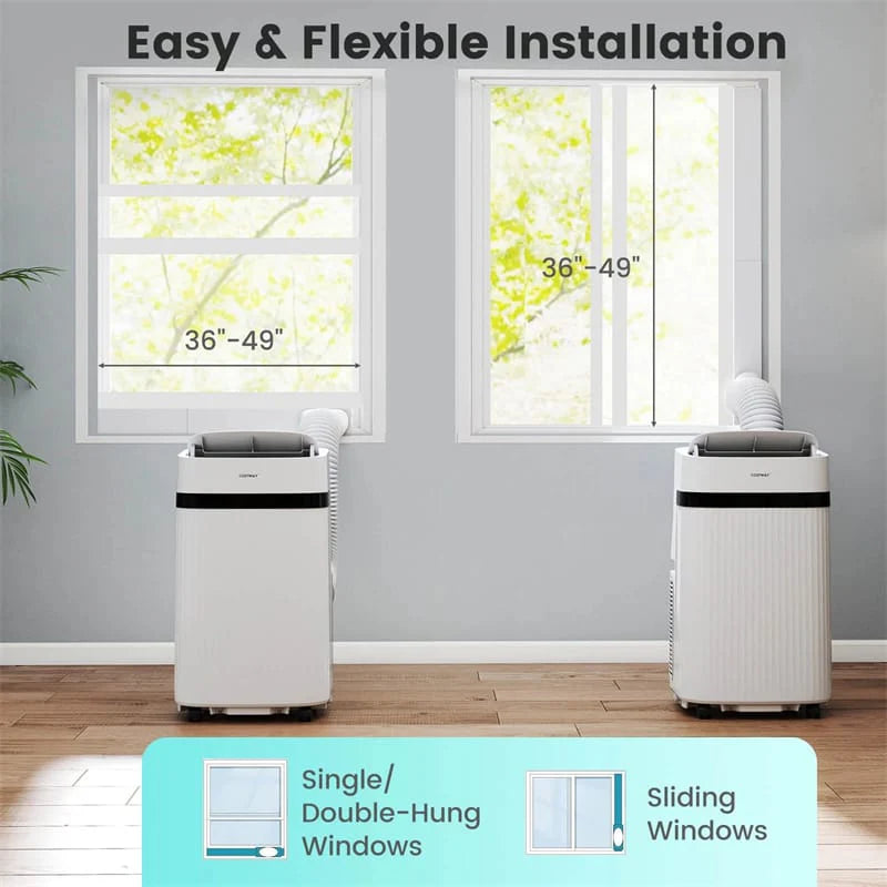 12000 BTU Portable Air Conditioner, 3-in-1 AC Unit with Fan, Dehumidifier & Sleep Mode, 24H Timer - Product image 8