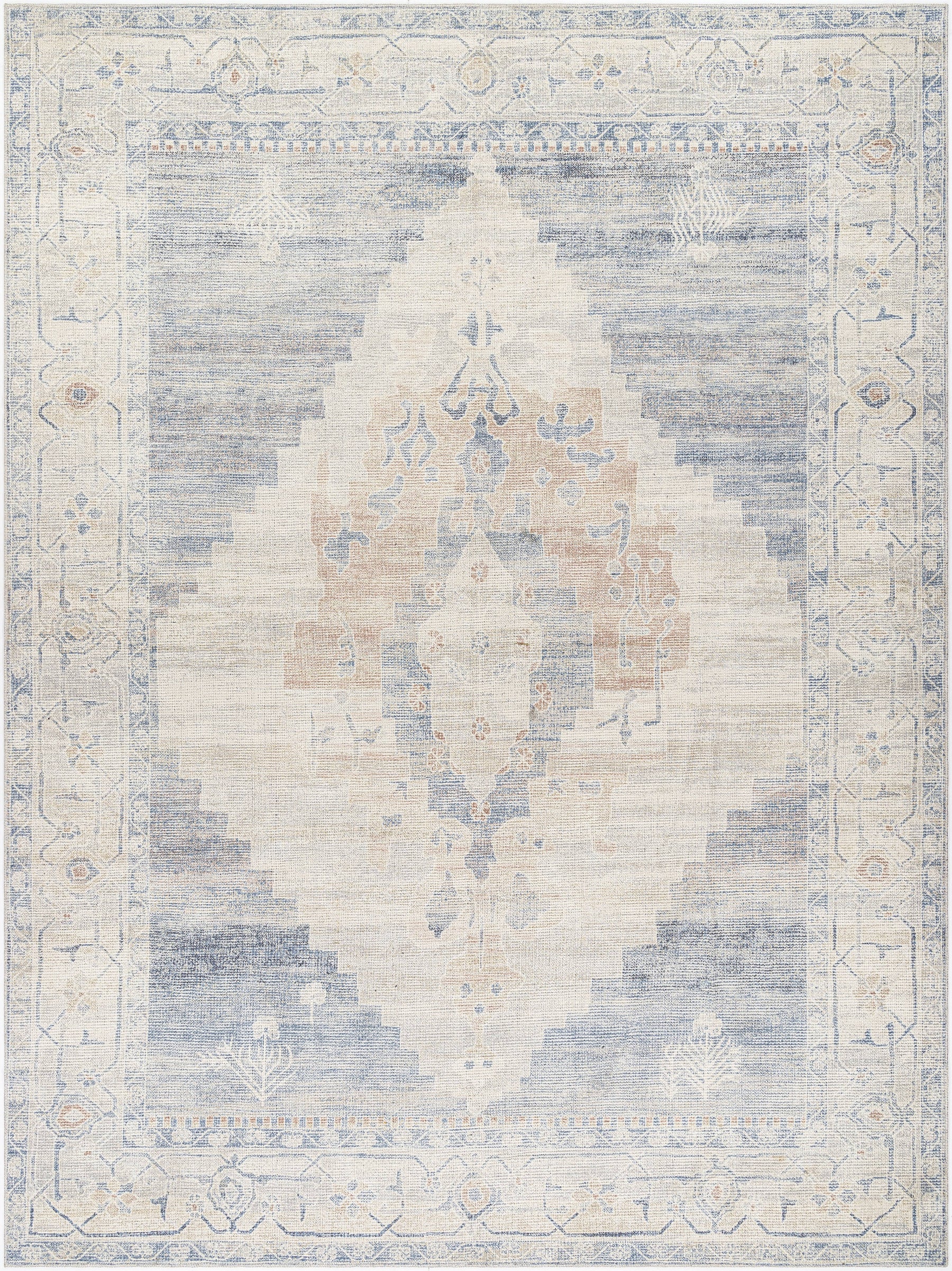Becki Owens x Surya Luca Area Rug - 6'7" x 9' - Pewter - Product image 1
