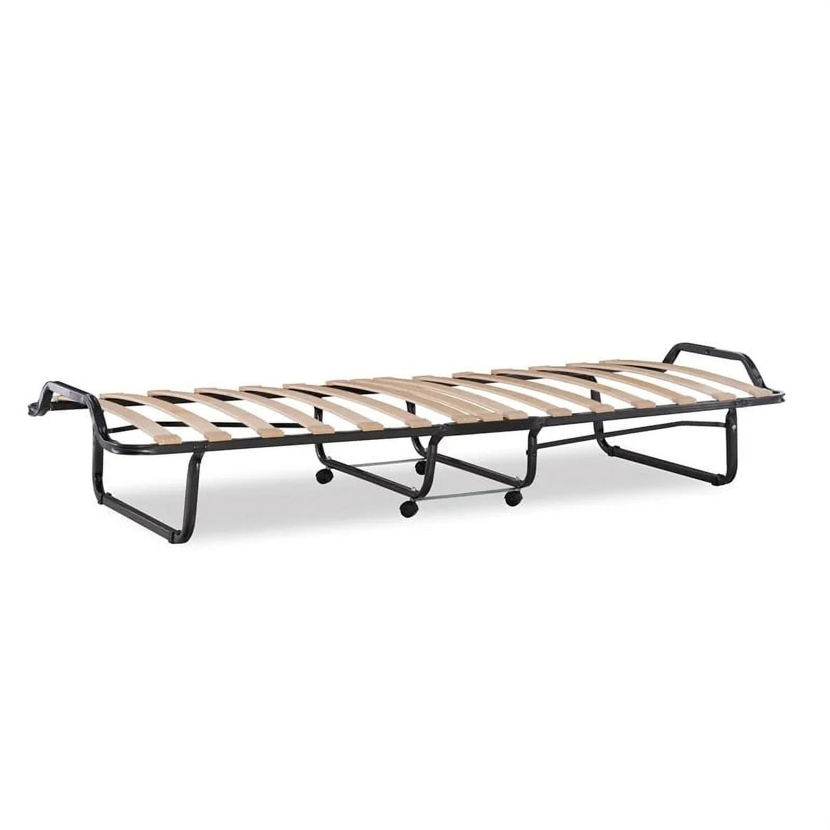 Riverbay Furniture Metal Folding Bed with Memory Foam Mattress in Beige - Product image 10