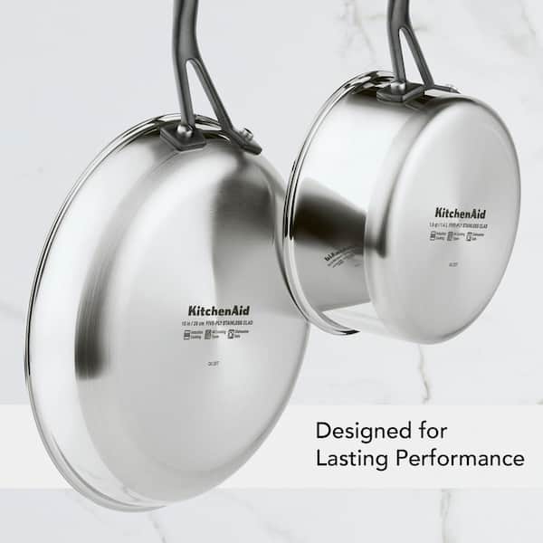 10-Piece Stainless Steel Induction Cookware Set