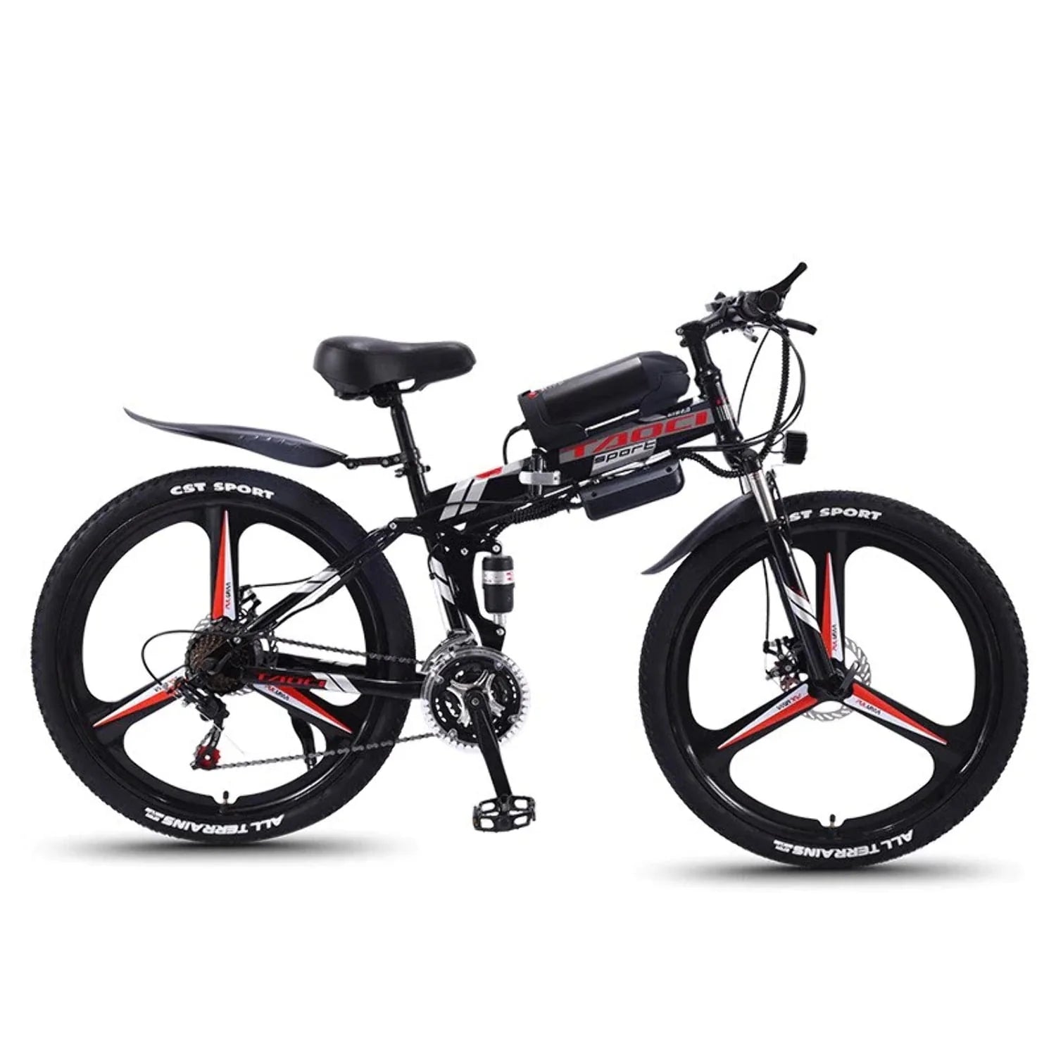 Electric Folding Mountain Bike 26 in 21 Speed Long Endurance Power - Assisted Bicycle Electric City Bike - Product image 5
