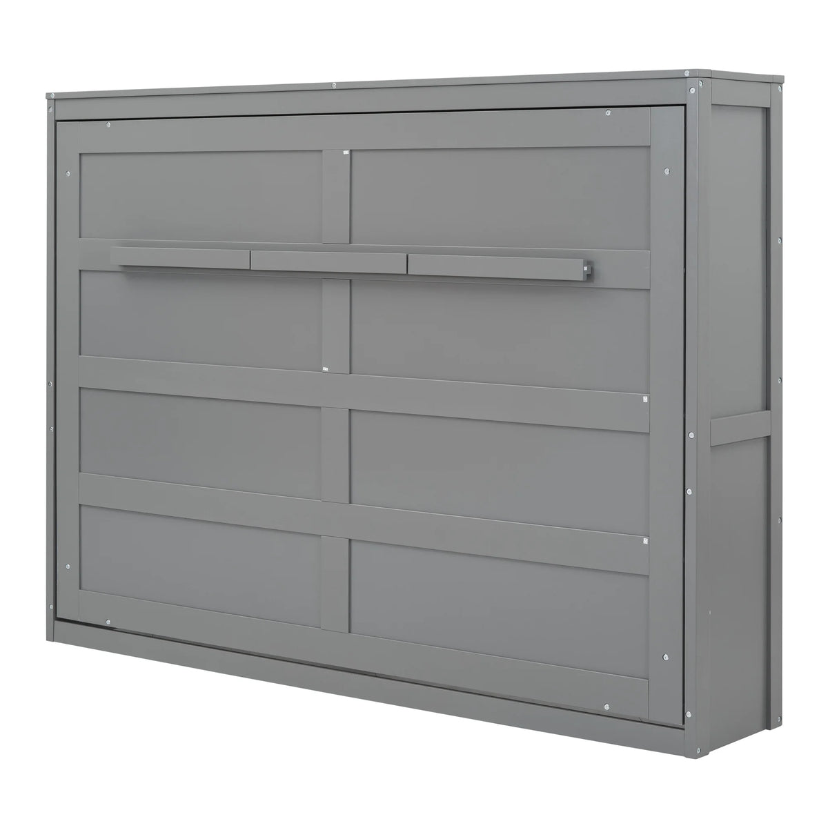 Harper & Bright Designs Full Size Murphy Bed Space - Saving Foldable Wooden Wall Bed with a Shelf for Guest - Product image 6