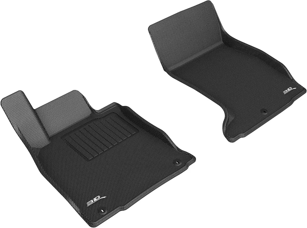 3D MAXpider L1GS00411509 - 2019-2023 Genesis G70 AWD Kagu 1st Row Floormat - Black