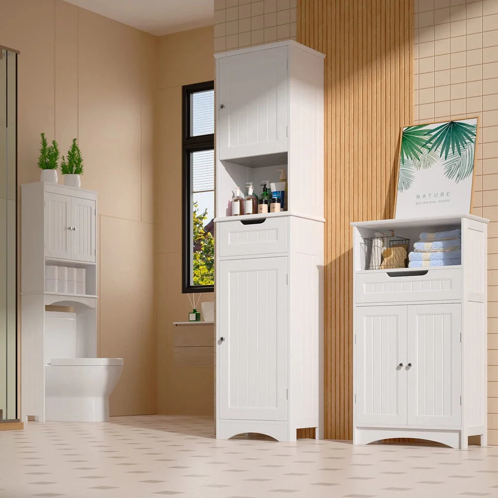 Aiho 67"h Bathroom Storage Cabinet with 2 Doors and 1 Drawer for Bathroom, Bedroom, Kitchen - Product image 7
