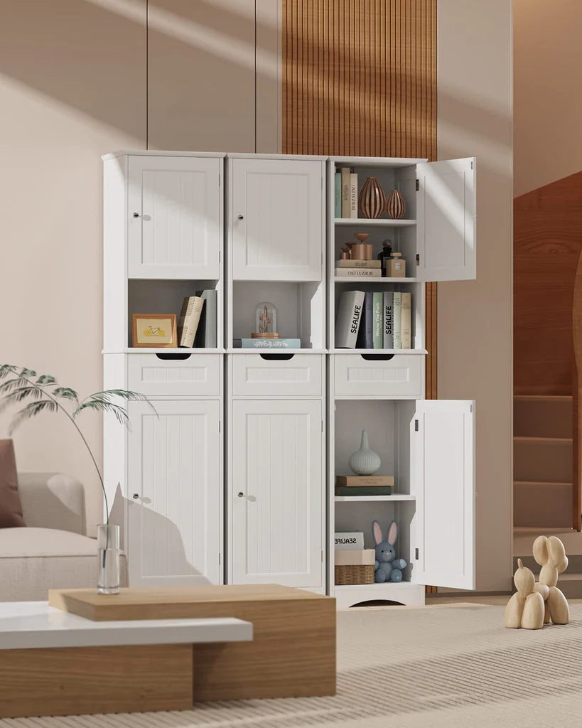 Aiho 67"h Bathroom Storage Cabinet with 2 Doors and 1 Drawer for Bathroom, Bedroom, Kitchen - Product image 5