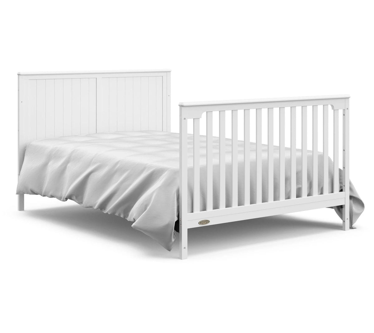 Graco Hadley 5-in-1 Convertible Crib and Changer with Drawer Pebble G - MadeInUSA - Product image 3