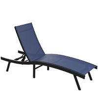 AECOJOY Outdoor Chaise Lounge, All Weather Pool Lounge Chairs Ergonomic Design (Navy, 1 PCs) - Product image 1