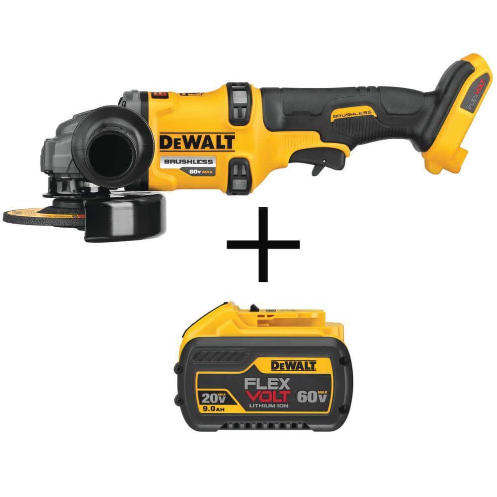 DeWalt FLEXVOLT 60-Volt Li-ion Max Cordless 4-1/2-6 in. Small Angle Grinder (Tool-Only) w/Flexvolt - Product image 1