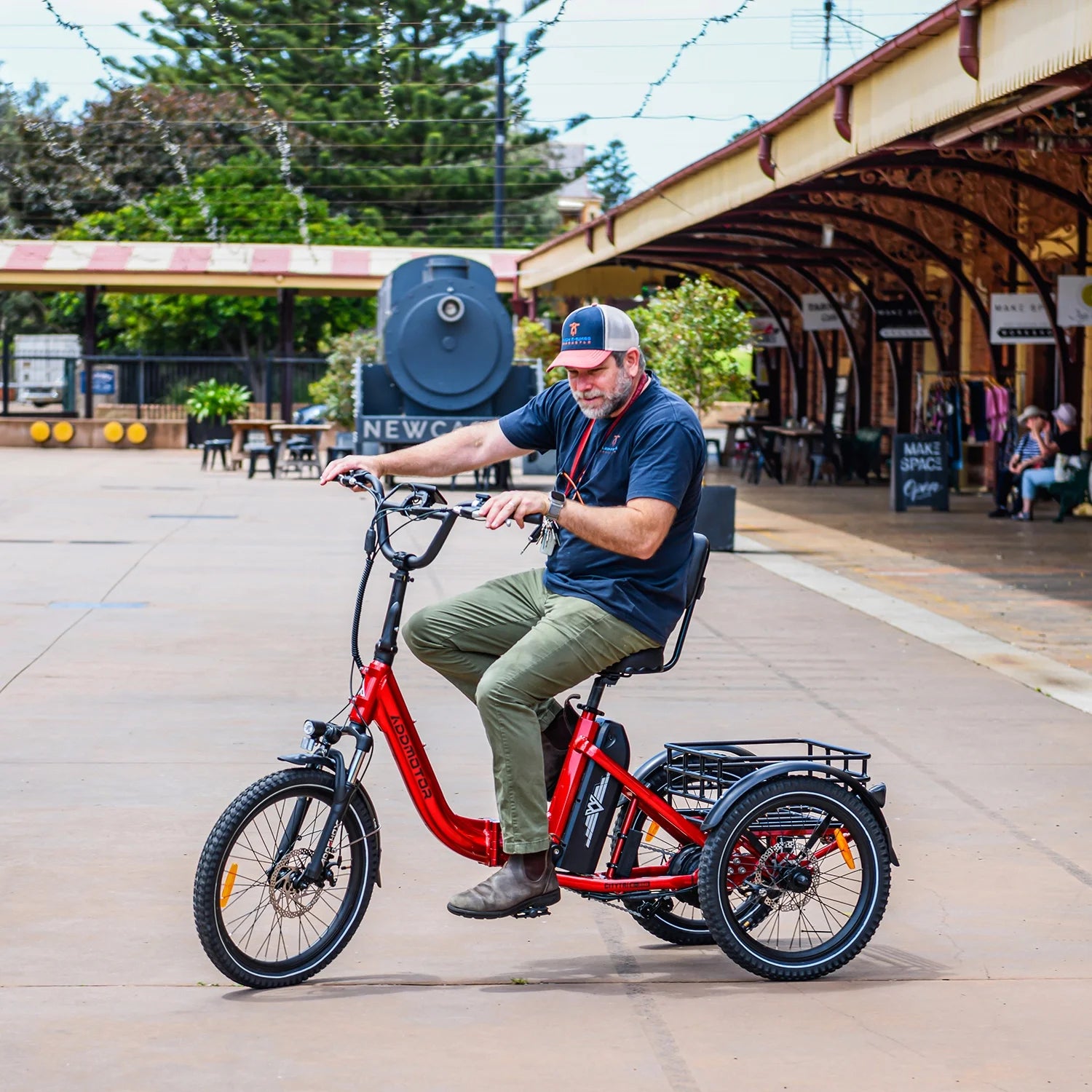 Addmotor Folding Electric Trike, 90MI Electric Tricycle for Adults, 750W 48V 20ah - Product image 14