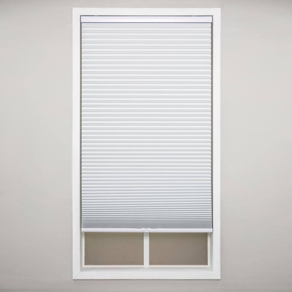 Perfect Lift Window Treatment Cut-to-Width White Cordless Blackout Cellular Shade - 22 in. W x 84 in. L - Product image 1