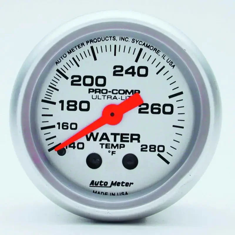 4331 Auto Meter Products Gauge Water Temperature 2-1/16 Inch