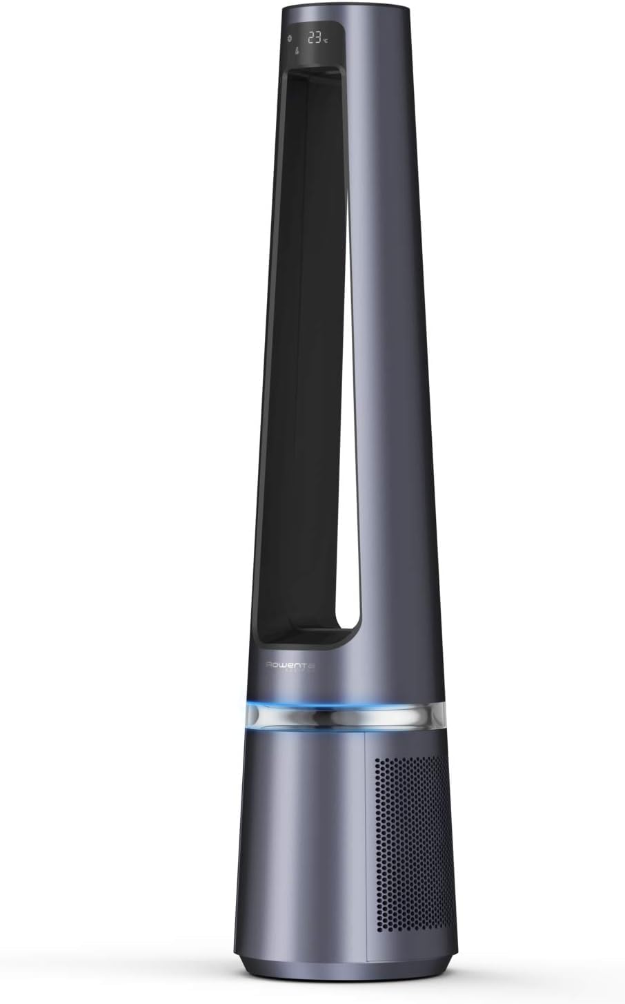 Rowenta Eclipse 2-in-1 Purifying fan, Ventilates and filters the air, Fine particles, 32 dB (A), Powerful, Oscillation, 12 speeds, Timer, Delayed start QU5030F0
