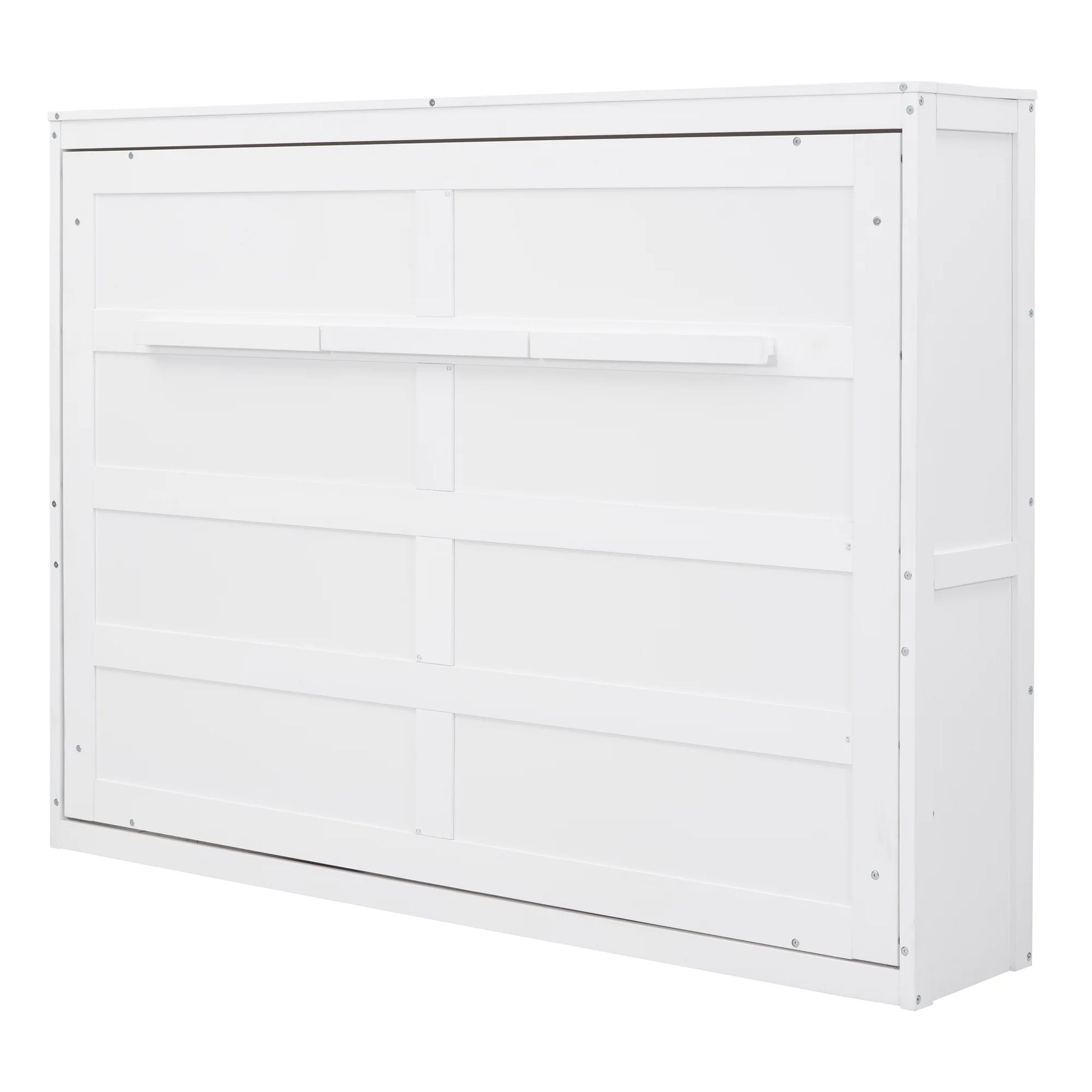 Harper & Bright Designs Full Size Murphy Bed Space - Saving Foldable Wooden Wall Bed with a Shelf for - Product image 16