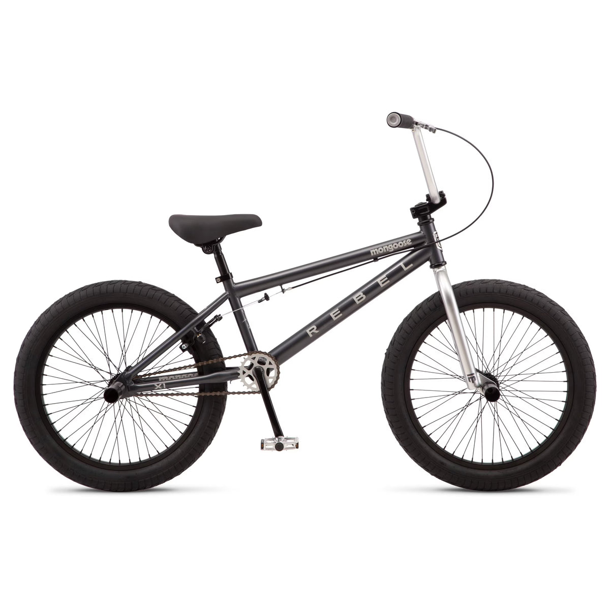 Mongoose Rebel X1 BMX Bike, 20 - In. Wheels, Kids Ages 7 - 14 Years, Gray Child Bicycle - Product image 1