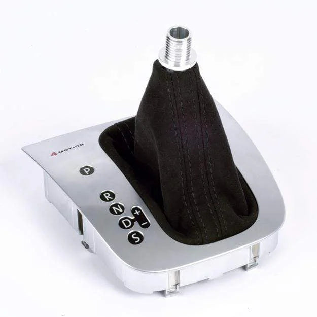 BFI MK5 / MK6 DSG / Automatic Shift Boot - Red Alcantara - Red Stitch