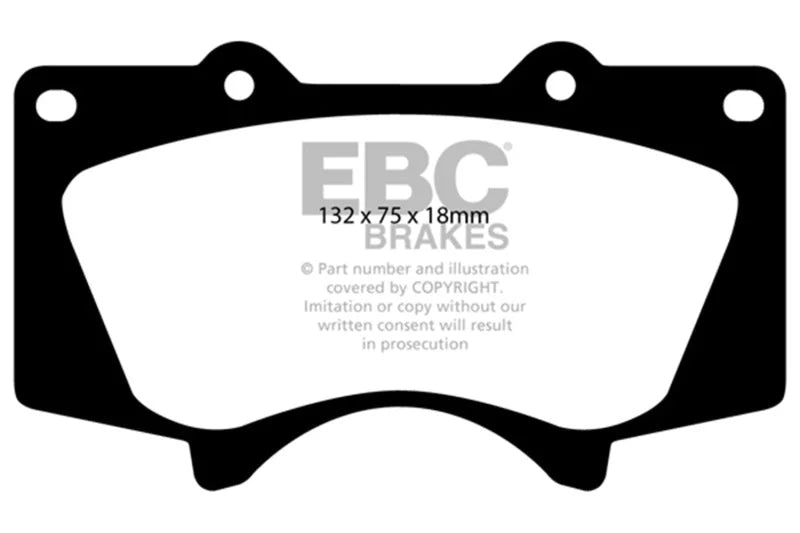 EBC - Front Bluestuff Pad PN DP51657NDX