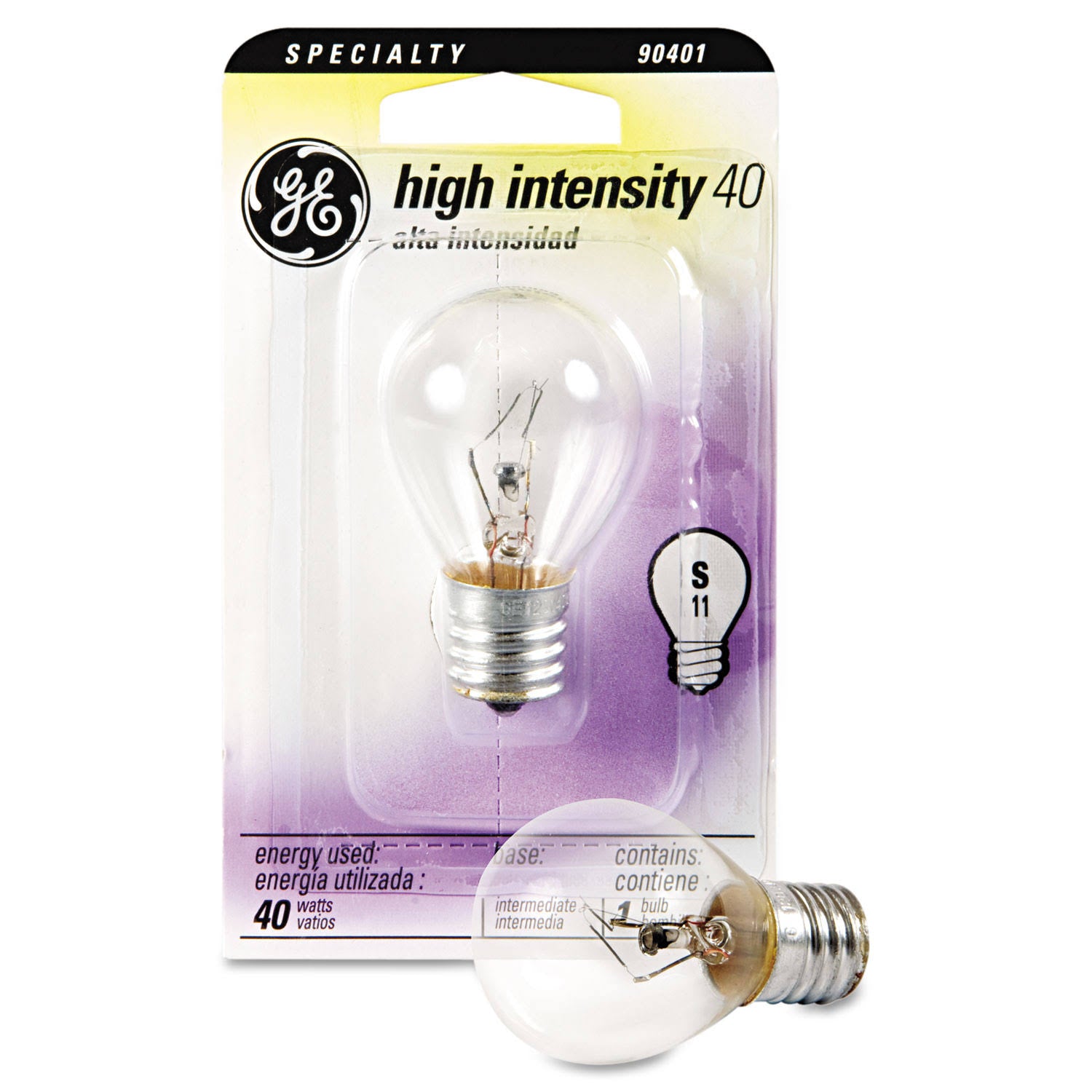 Ge Light Bulb, High Intensity Light, Appliance, 40 Watts - Product image 1