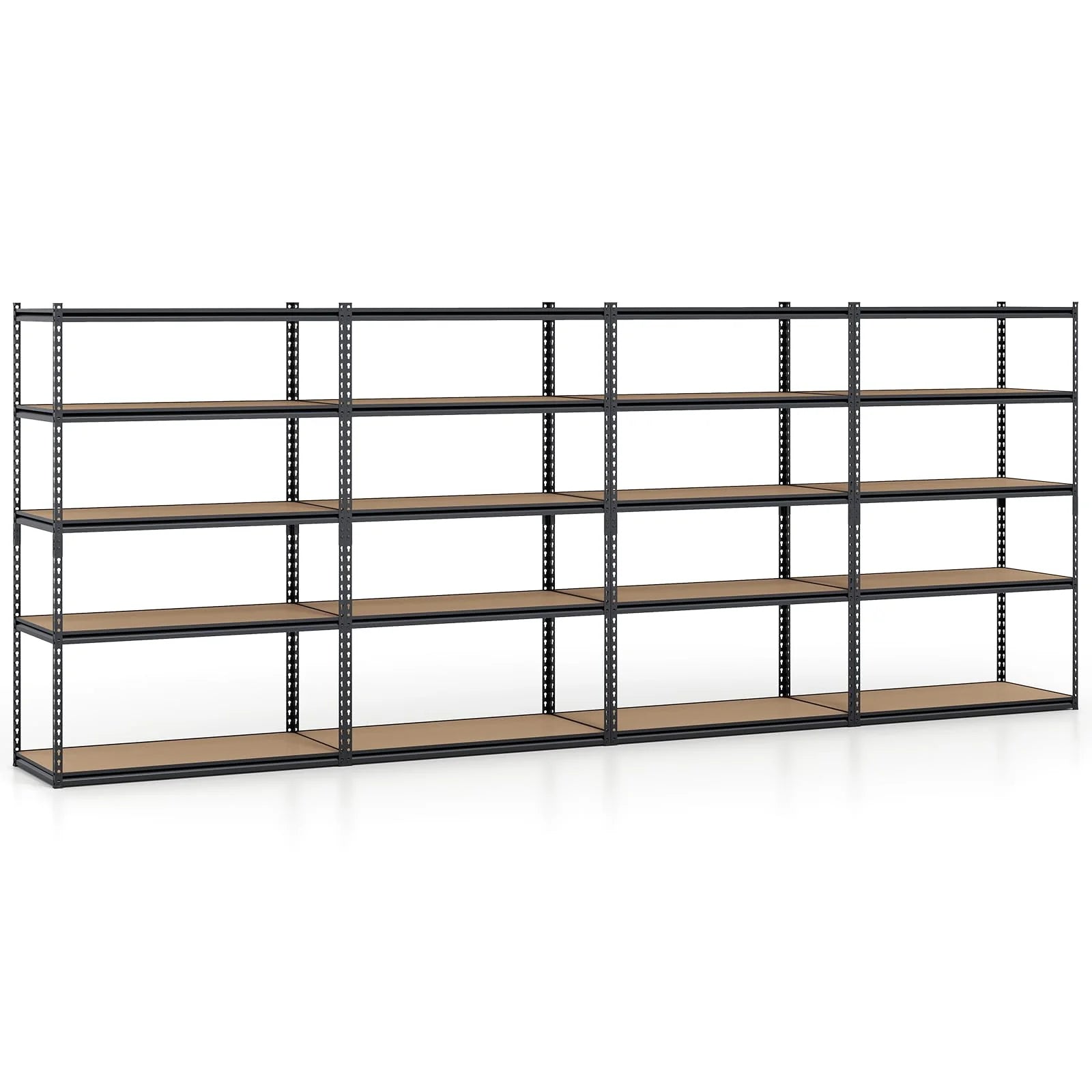 Giantex 5-Tier Metal Storage Shelves w/Adjustable Utility Rack (48" W x 24" D x 72" H) - Product image 12