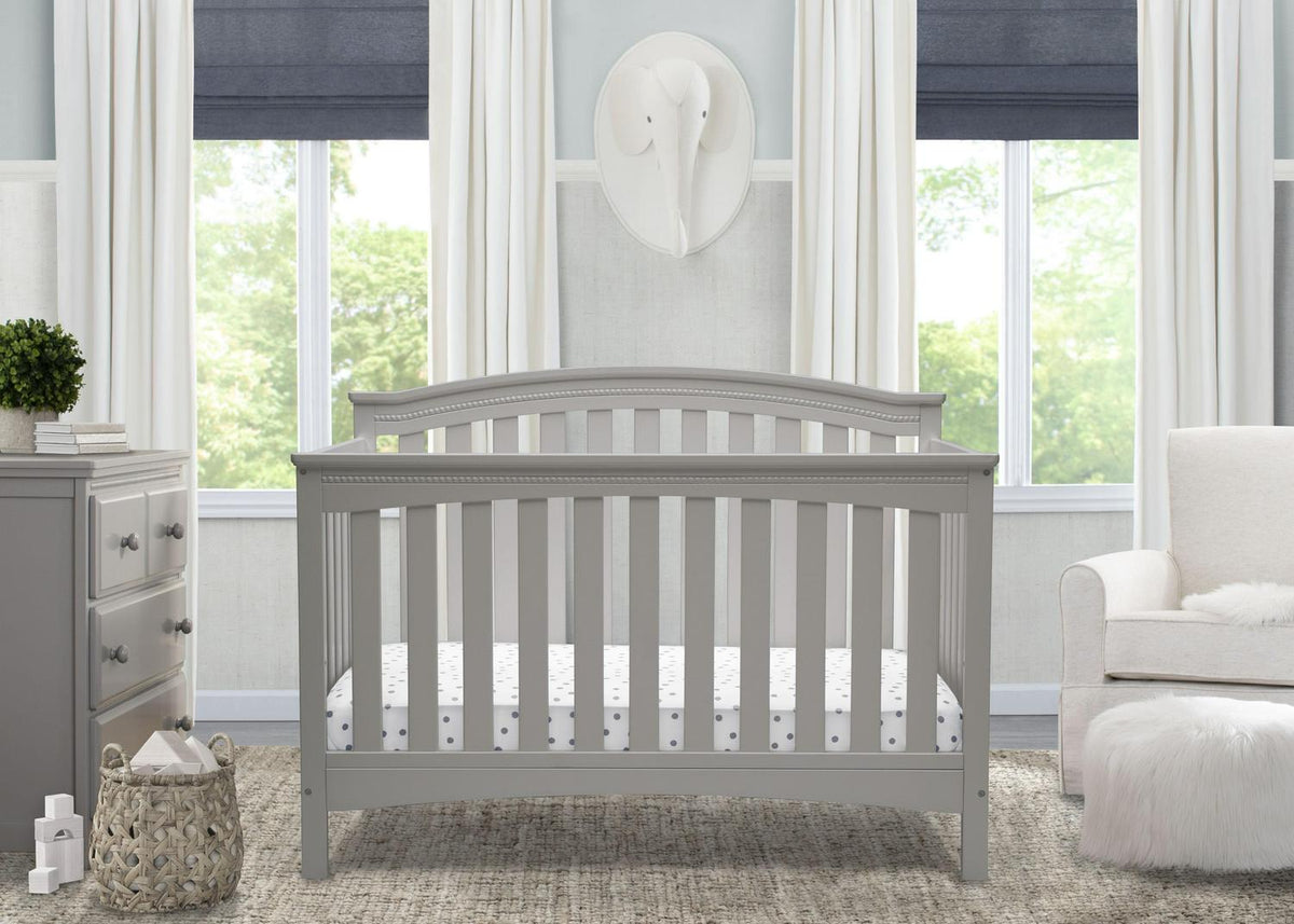 Delta Children Waverly 6 - in - 1 Convertible Baby Crib. Grey - Product image 11