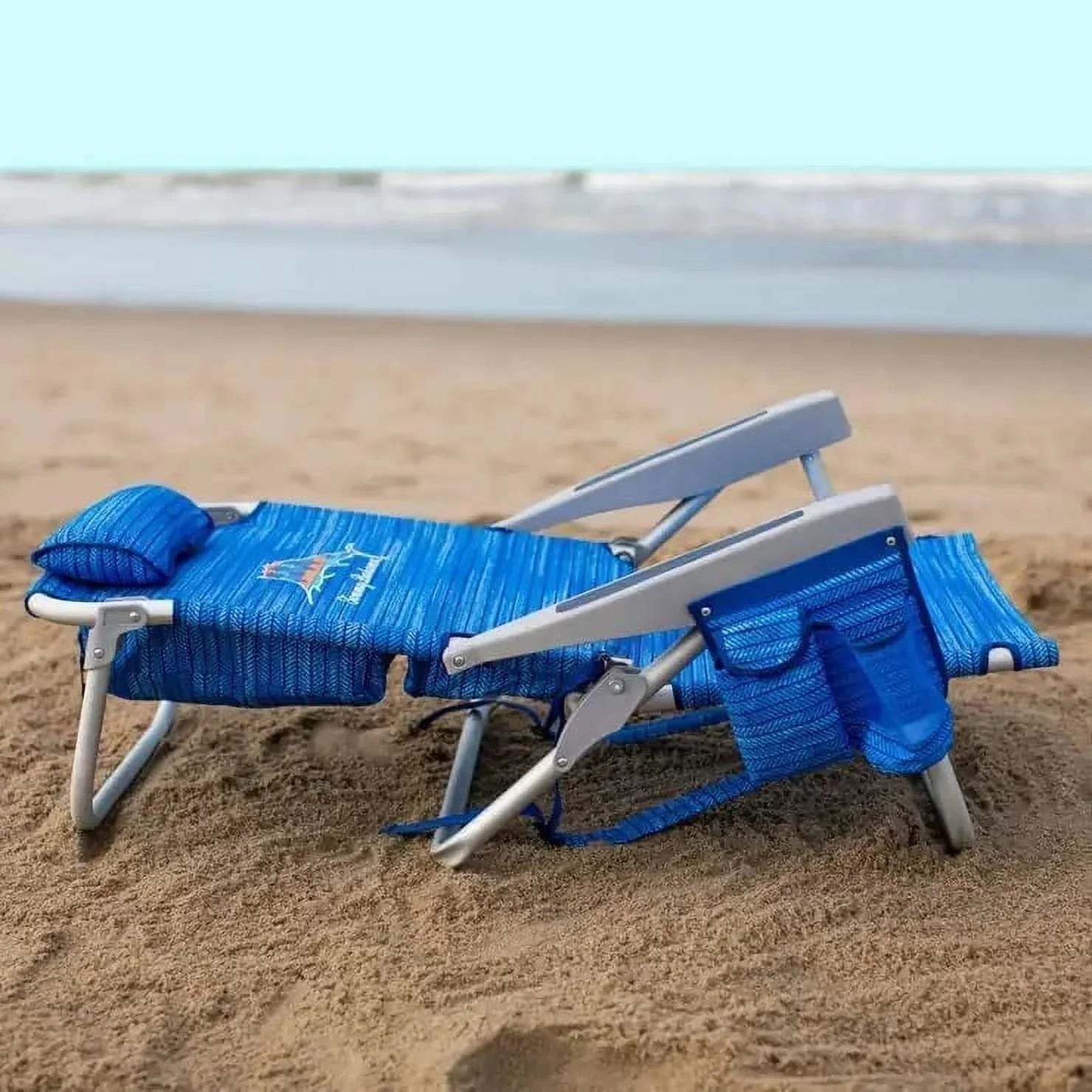 Tommy Bahama Backpack Beach Chairs - (2 PACK Blue ) - Product image 2