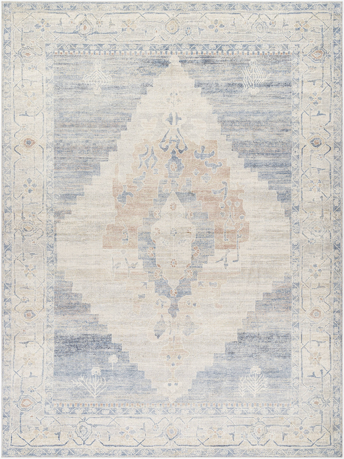 Becki Owens x Surya Luca Area Rug - 6'7" x 9' - Pewter - Product image 1