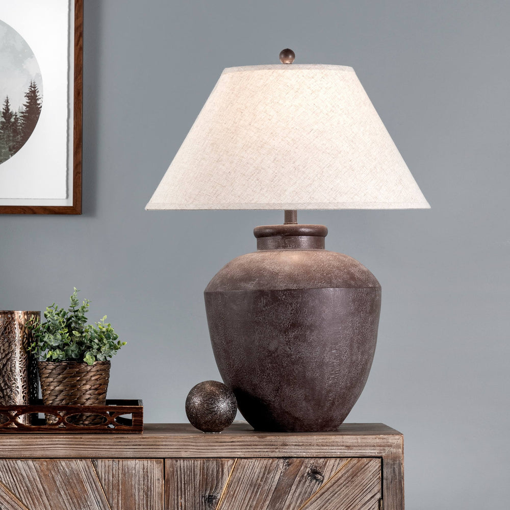 nuLOOM Lindos 30" Resin Table Lamp