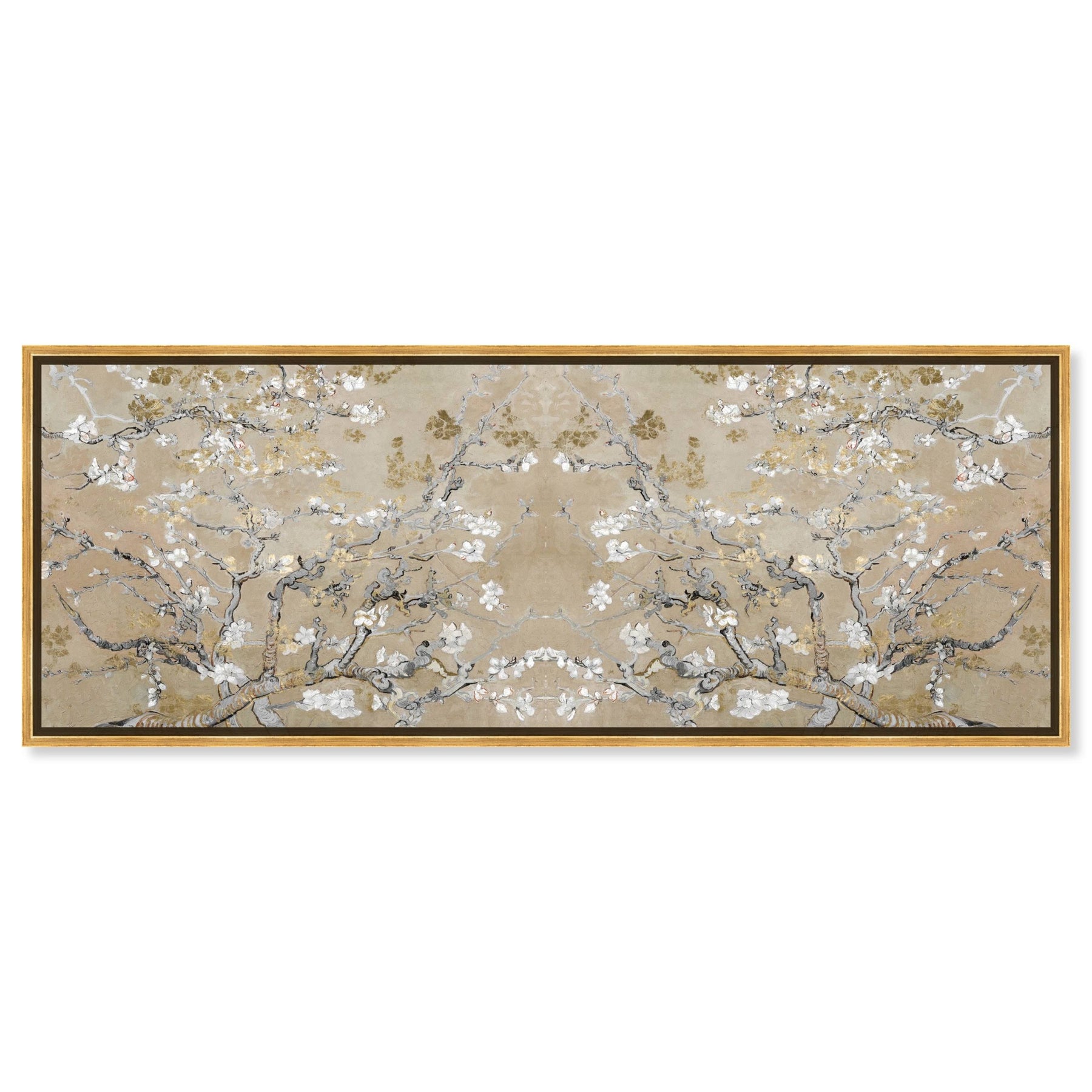 The Oliver Gal Artist Co. French 20 in x 54 in, Van Gogh in Gold Blossoms Inspiration Twin - Product image 1
