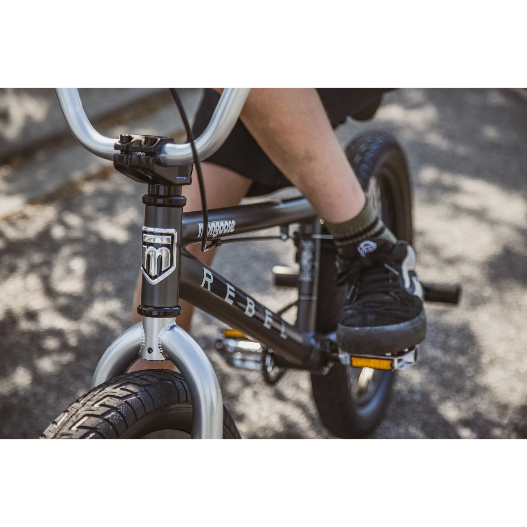 Mongoose Rebel X1 BMX Bike, 20 - In. Wheels, Kids Ages 7 - 14 Years, Gray Child Bicycle - Product image 4