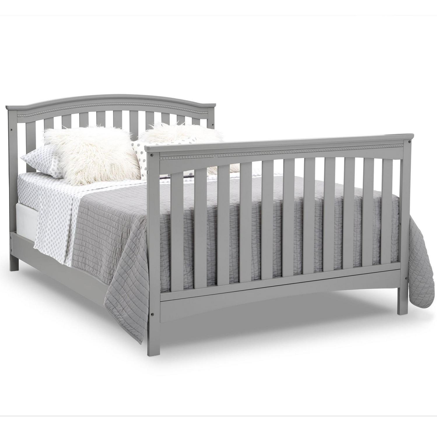 Delta Children Waverly 6 - in - 1 Convertible Baby Crib. Grey - Product image 4