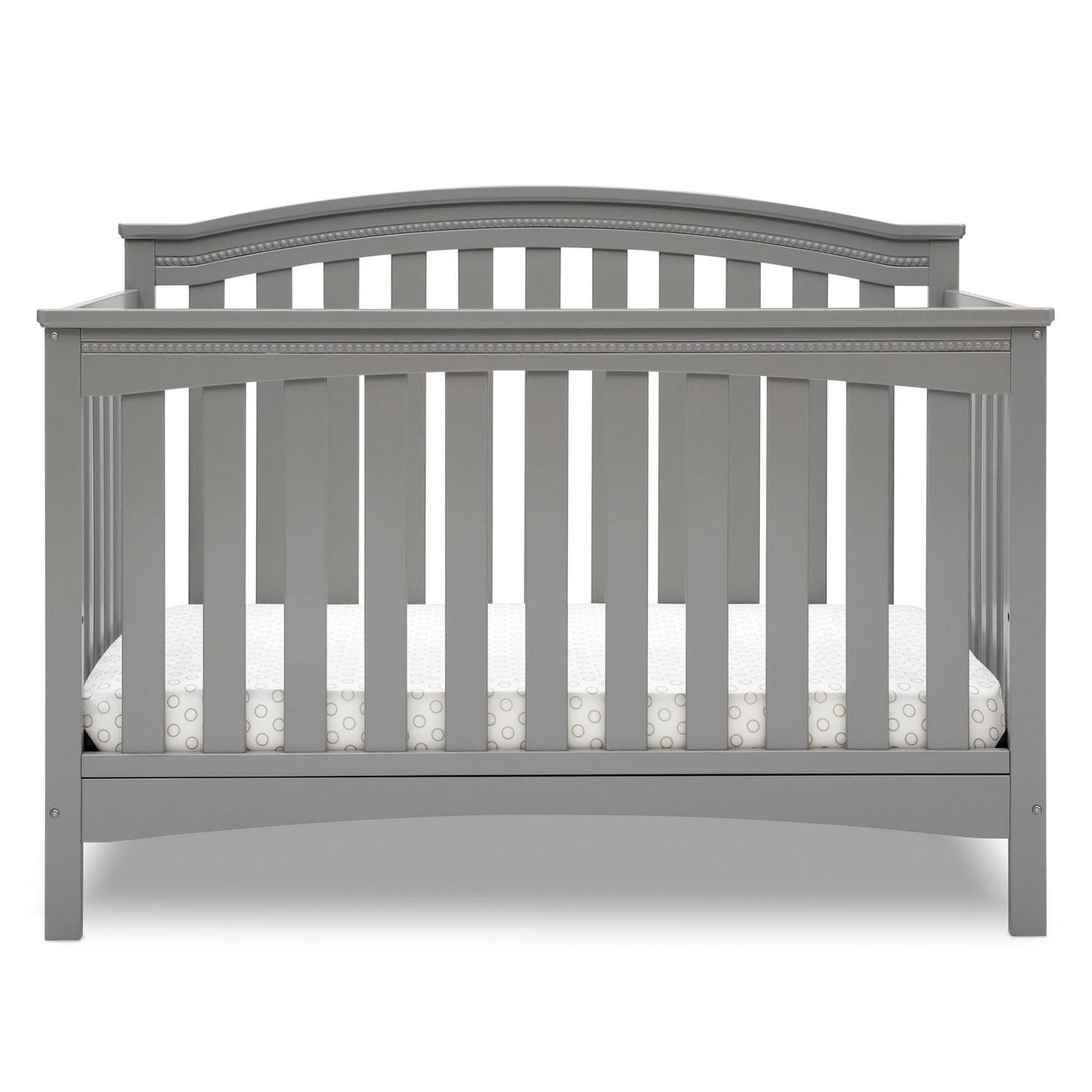 Delta Children Waverly 6 - in - 1 Convertible Baby Crib. Grey - Product image 1