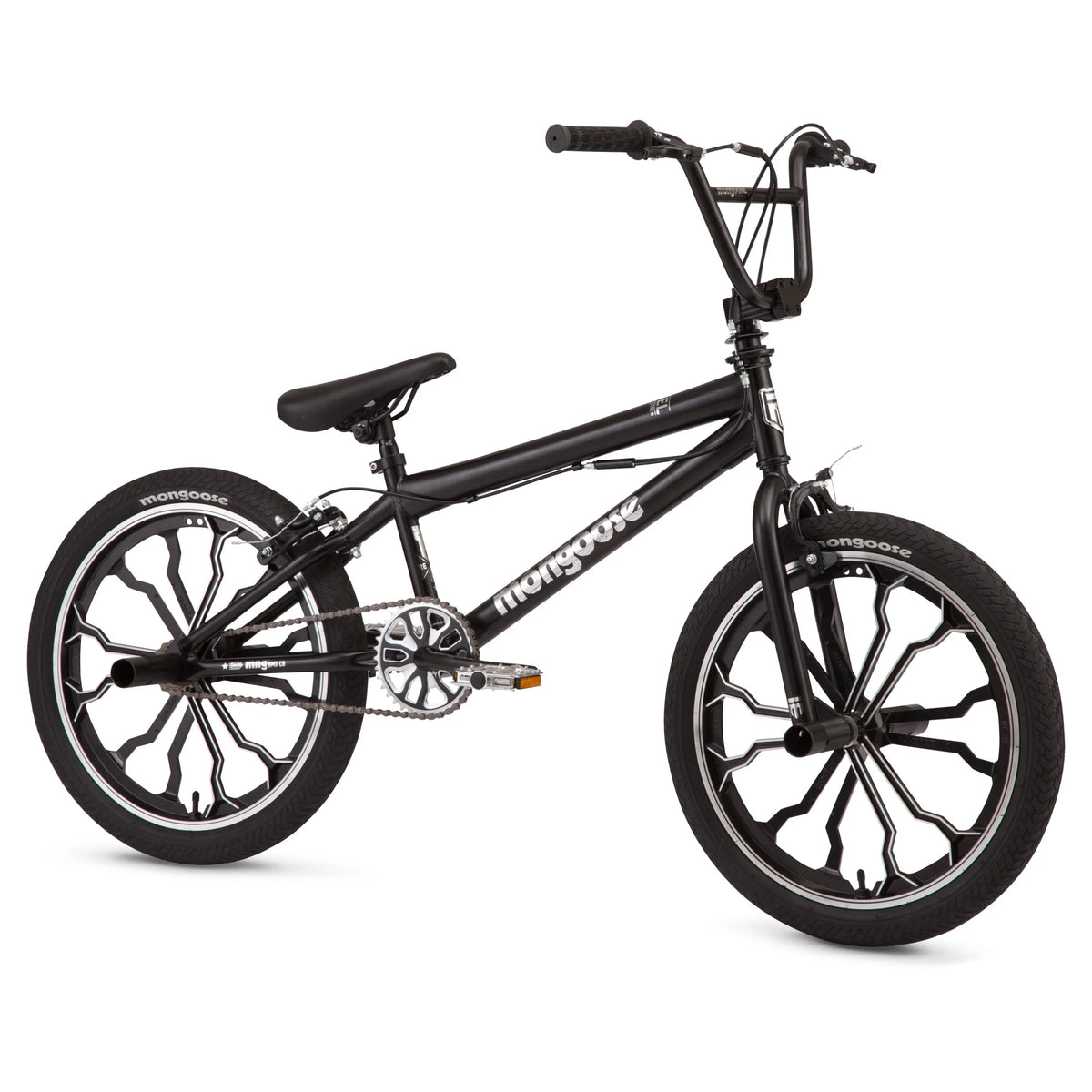Mongoose Rebel Kids BMX Bike, 20 - In. Wheels, Children & Tweens Ages 7 - 13, Black Bicycle - Product image 2